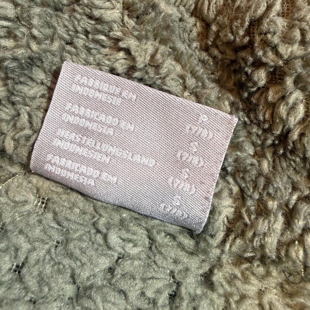 Columbia Olive Fleece Jacket with Pink Trim #712 - Picture 7 of 8